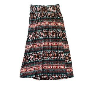 Mossimo Aztec Maxi Skirt XL